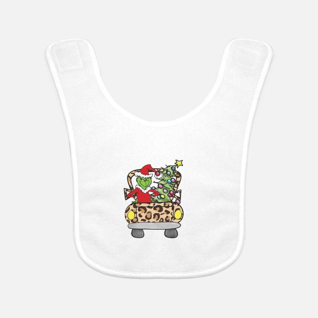 Grinch in pickup Baby Bib