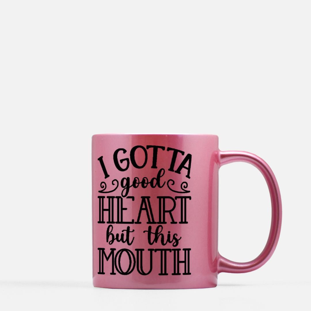 i got a good heart but Mug 11oz. (Pink)