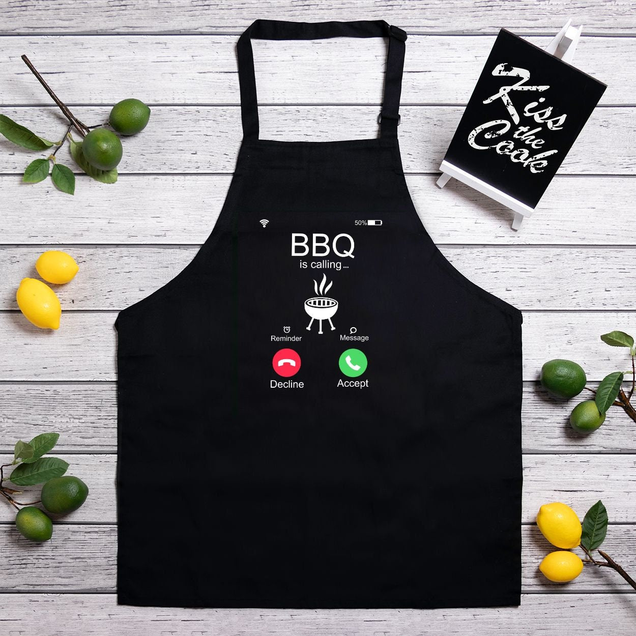 BBQ is calling Apron (Full-Length)