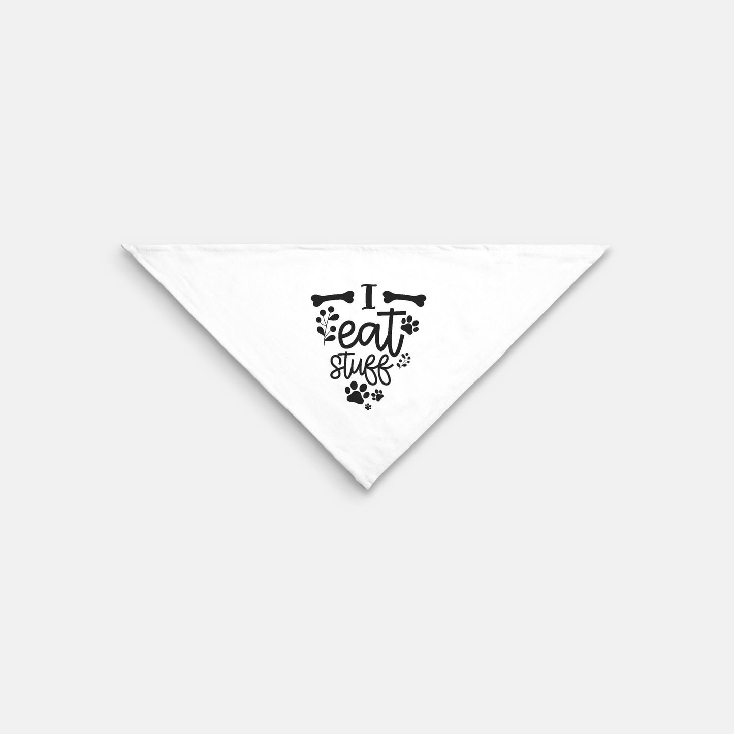 I Eat Stuff Small Breed Pet Bandana