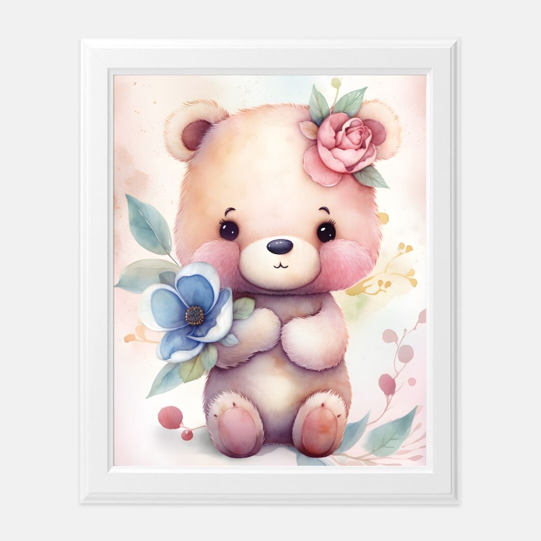 Baby Bear Print 8 x10