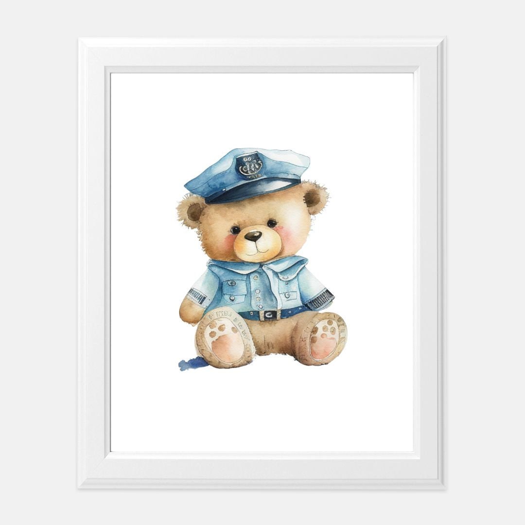 My partner in crime- Baby bear Print 8 x10