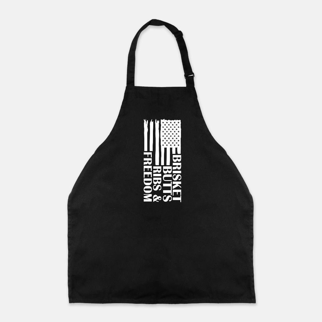 Brisket Flag Apron (Full-Length)