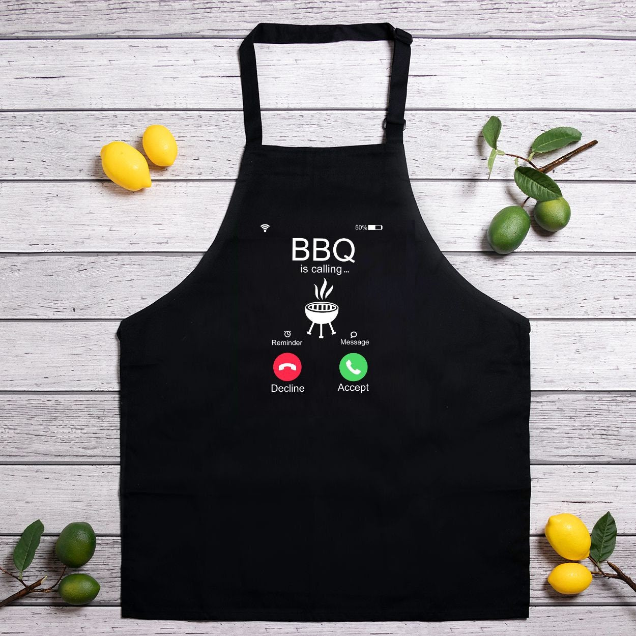 BBQ is calling Apron (Full-Length)