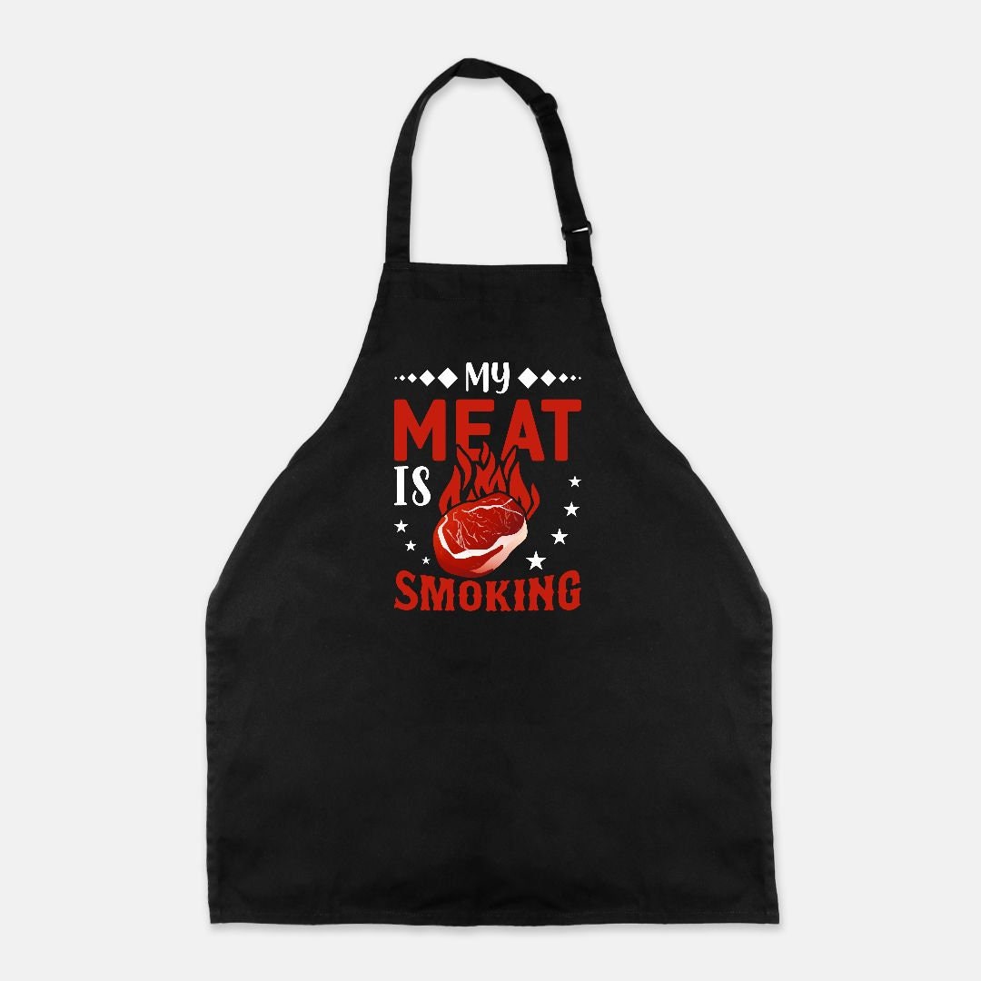 My Meat is Smoking Apron (Full-Length)