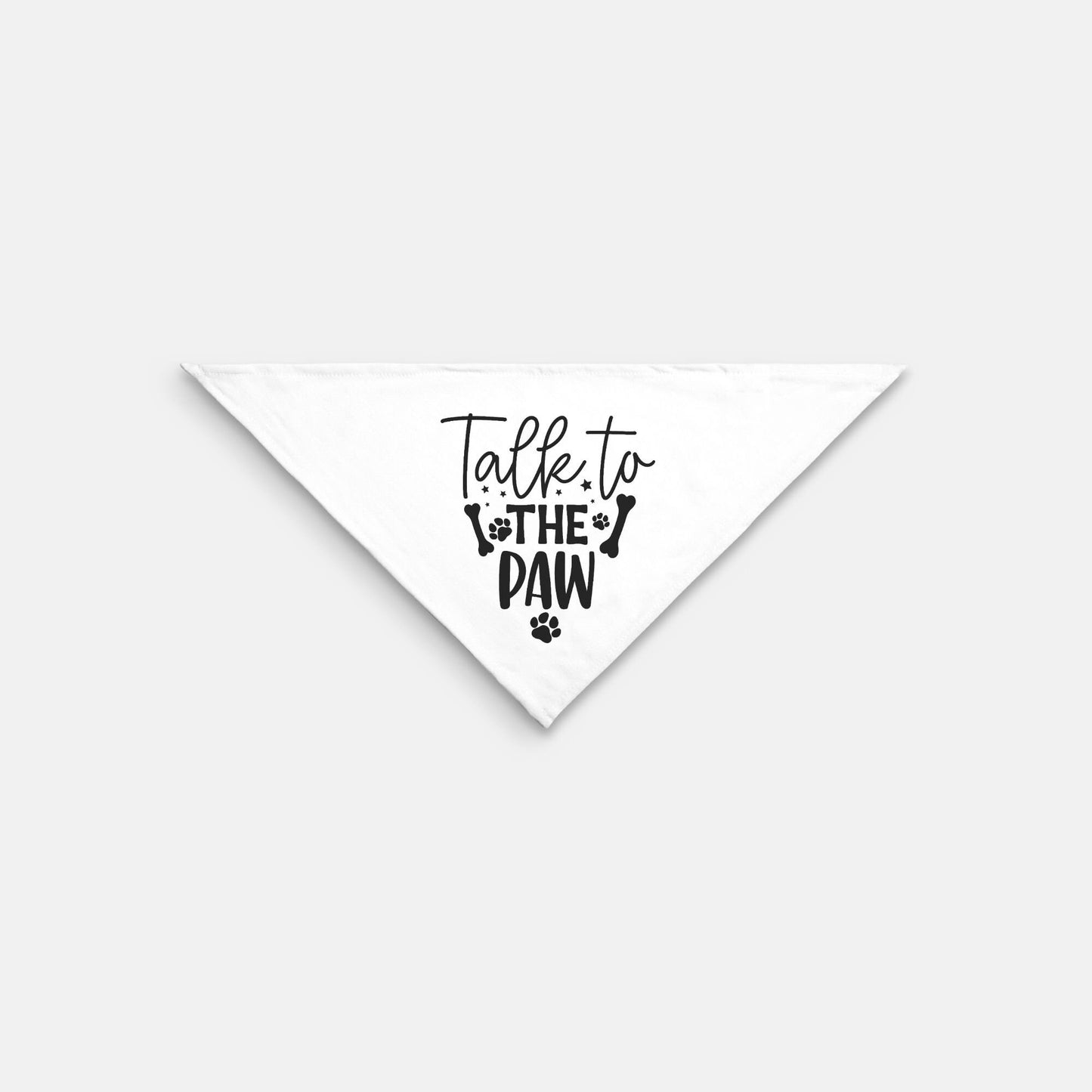 Talk to the Paw Small Breed Pet Bandana