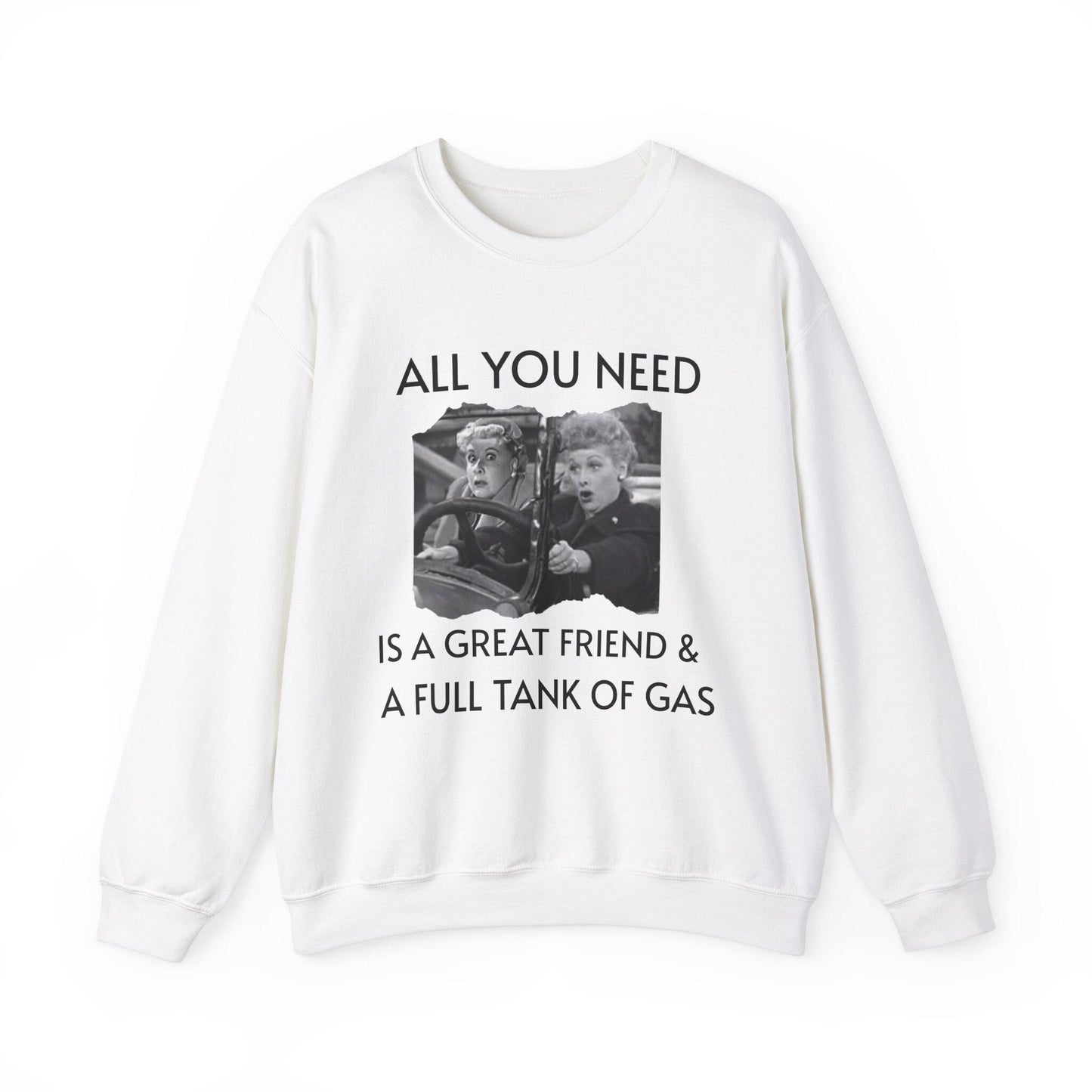 I Love Lucy Sweatshirt: Classic TV Show, Best Friends Gift