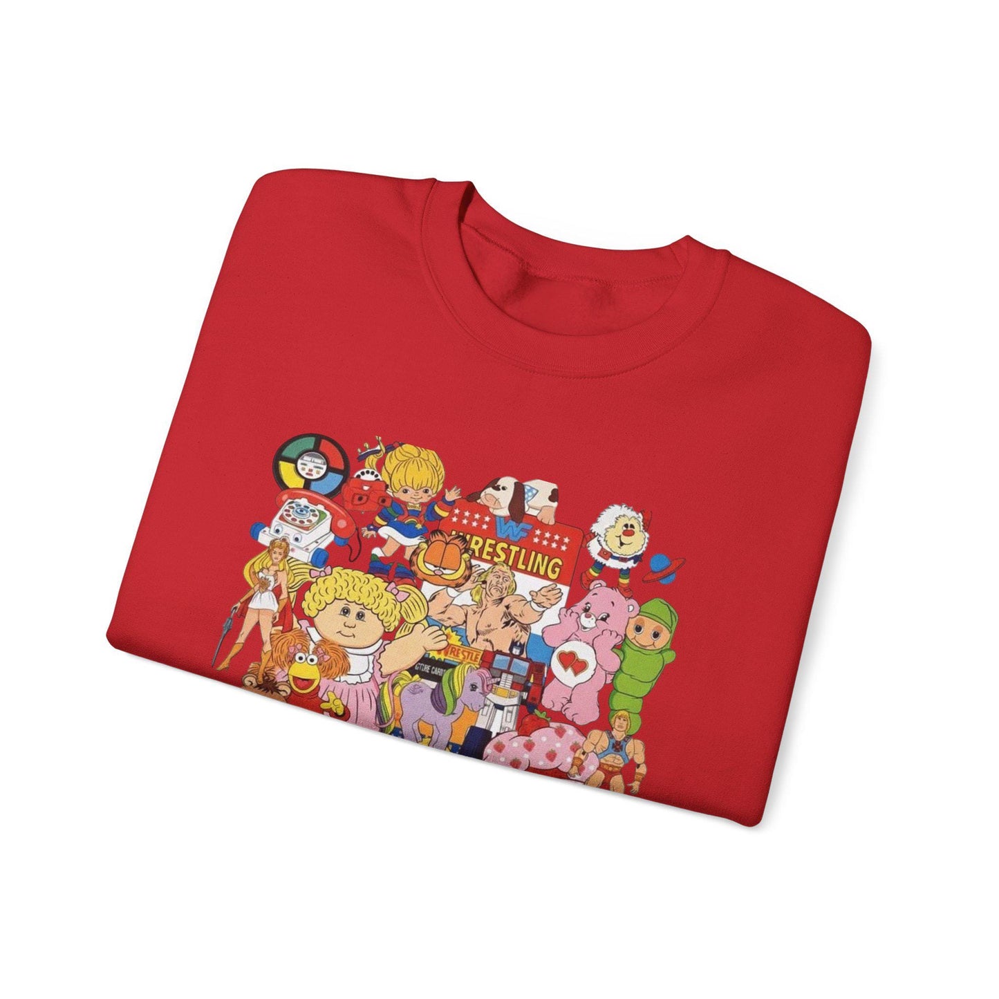 Retro Toy Collage 80s Cartoon Characters Retro 80s Characters Vintage Childhood Cartoons