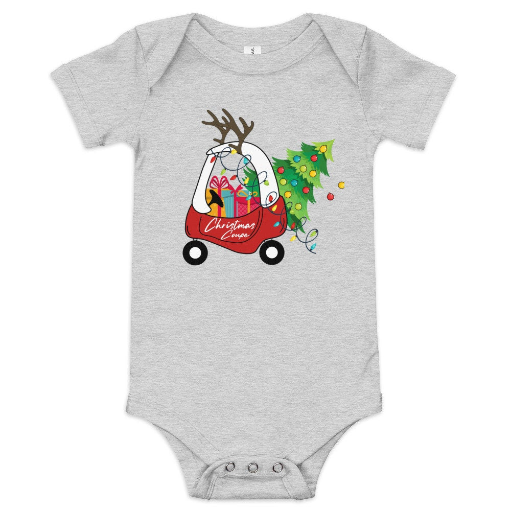 Christmas Coupe Baby short sleeve one piece
