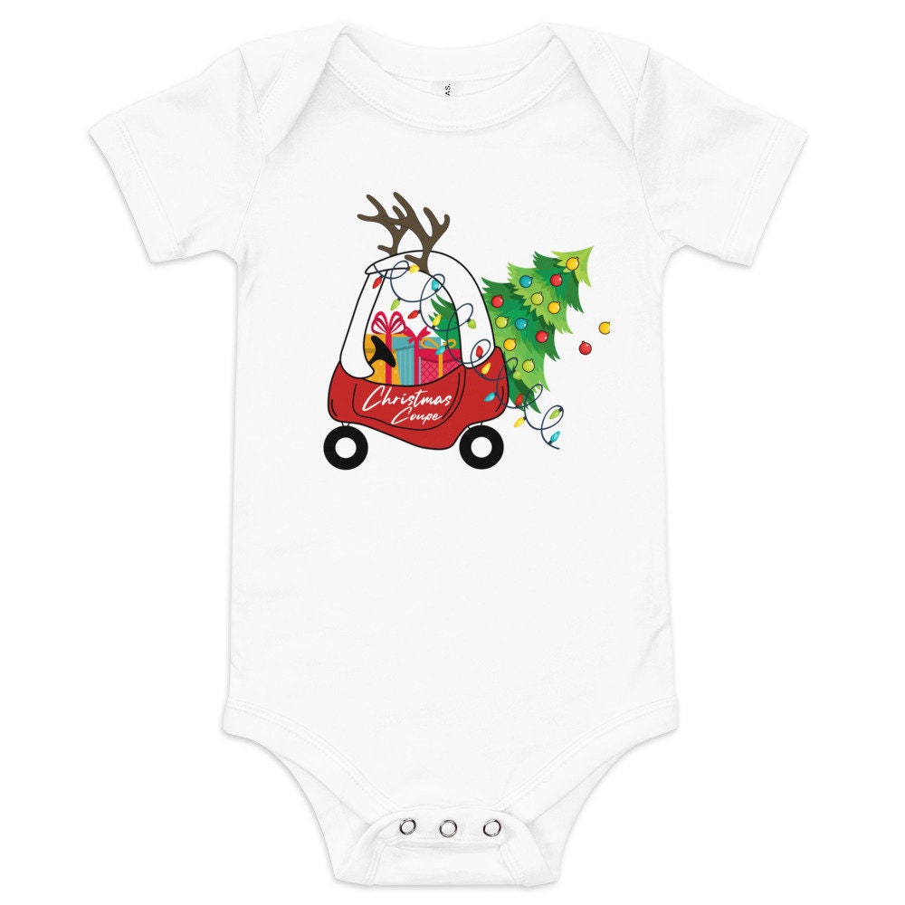 Christmas Coupe Baby short sleeve one piece