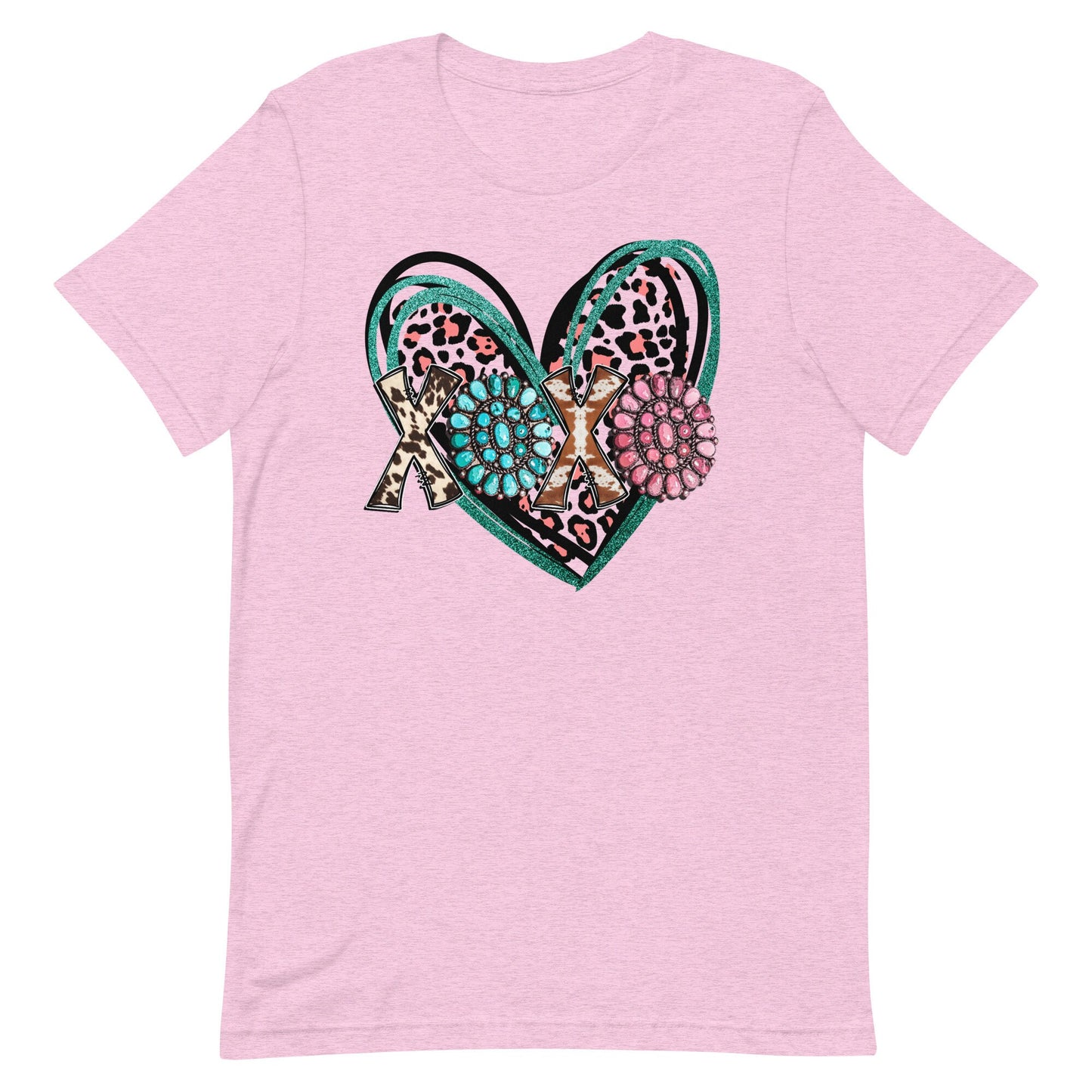 Western Print Heart Unisex t-shirt
