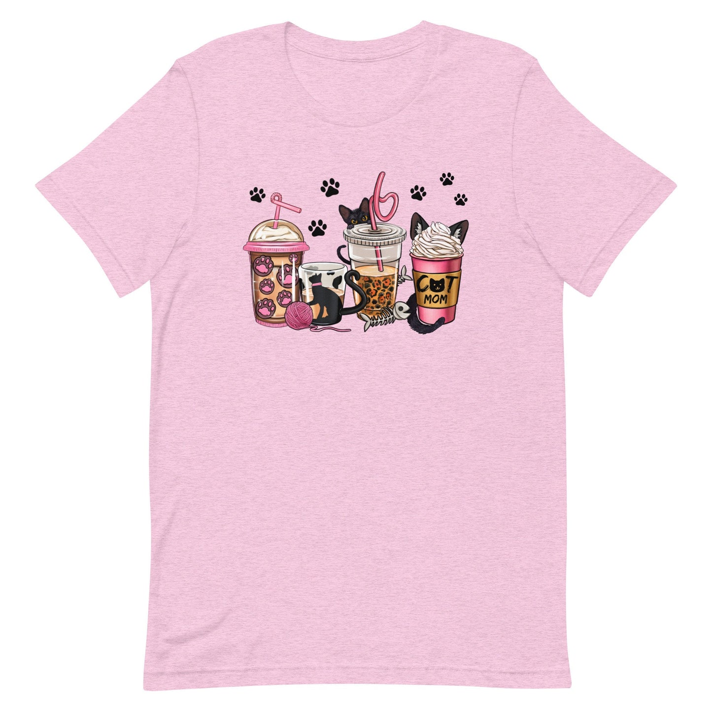 Cats and Coffee Unisex t-shirt