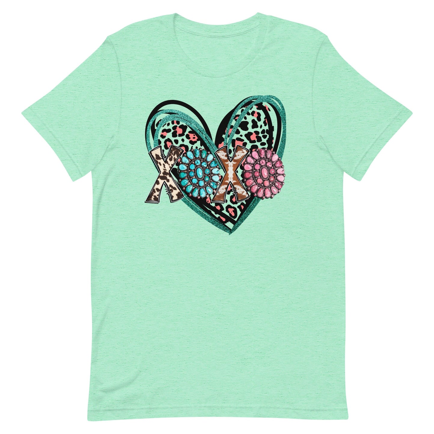 Western Print Heart Unisex t-shirt