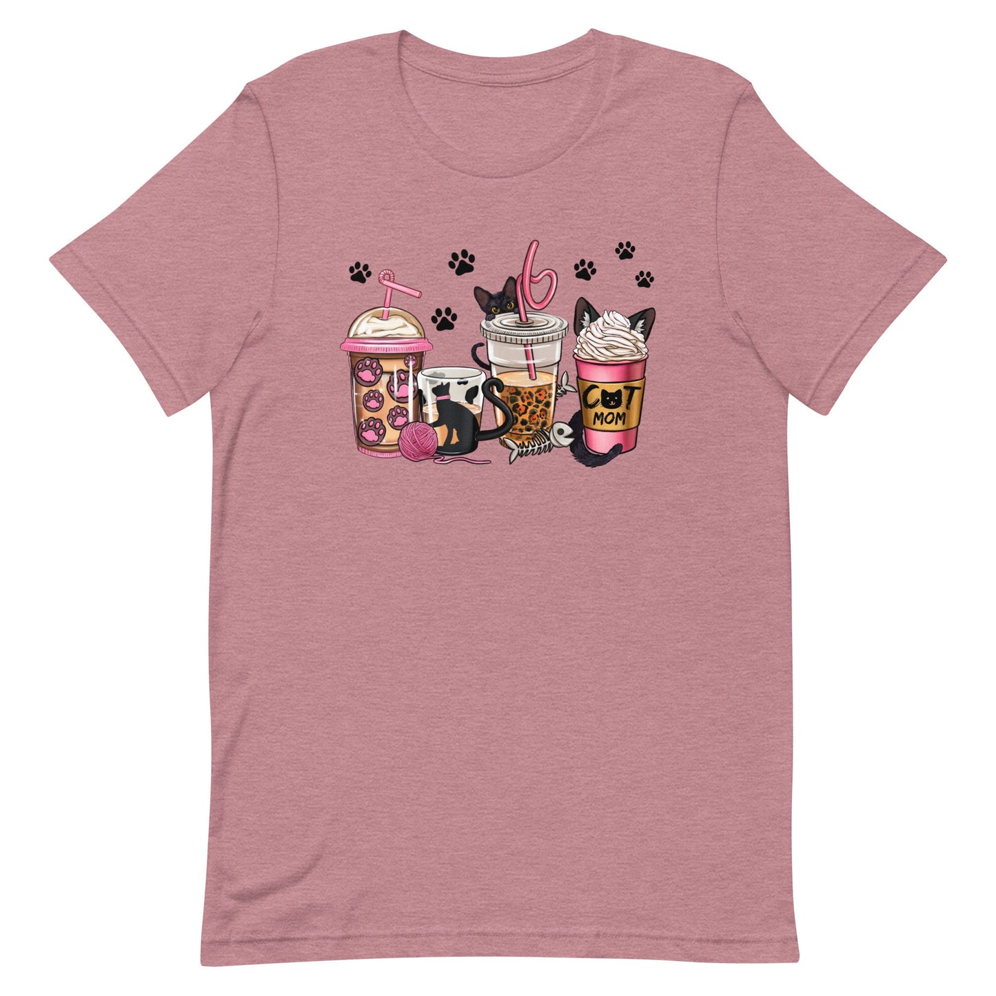 Cats and Coffee Unisex t-shirt