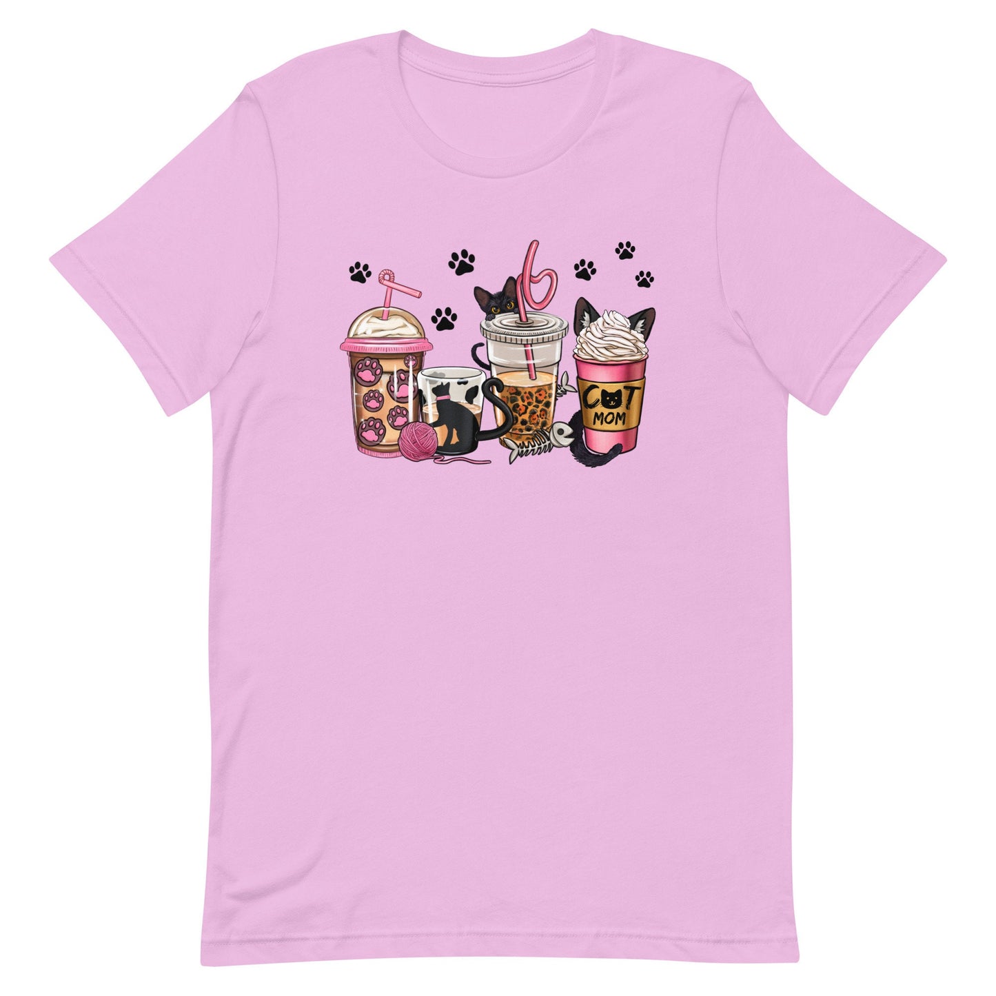 Cats and Coffee Unisex t-shirt