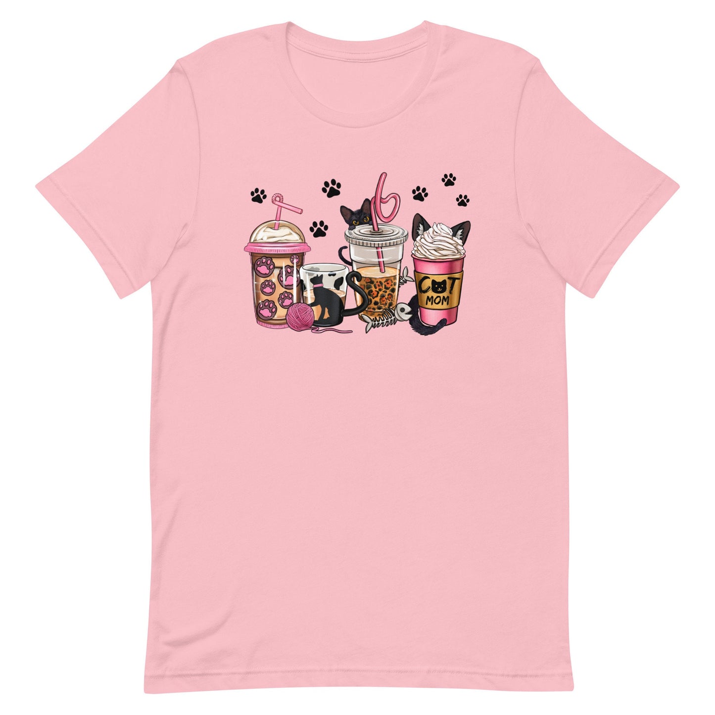 Cats and Coffee Unisex t-shirt