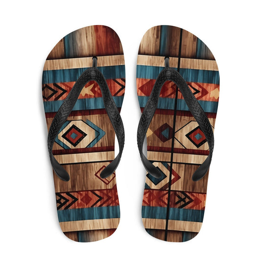 Aztec Western Flip-Flops