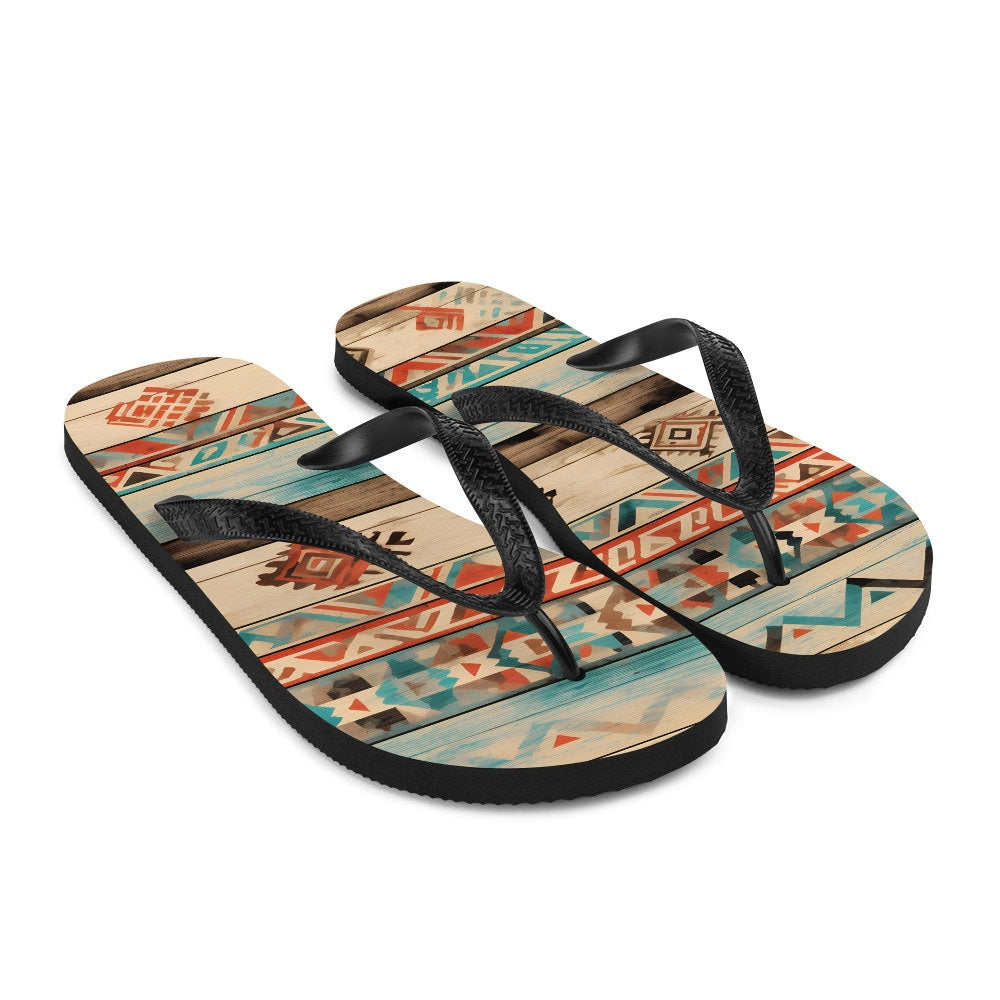 Aztec Flip-Flops