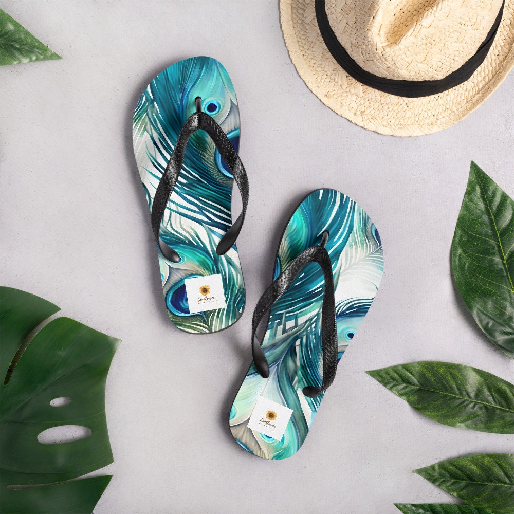 Peacock FeatherFlip-Flops