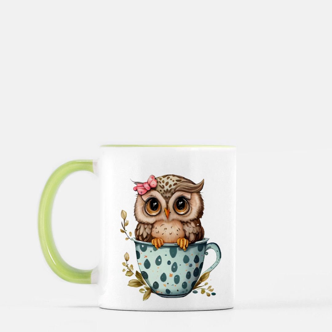 Mug 11 oz. (Green + White)