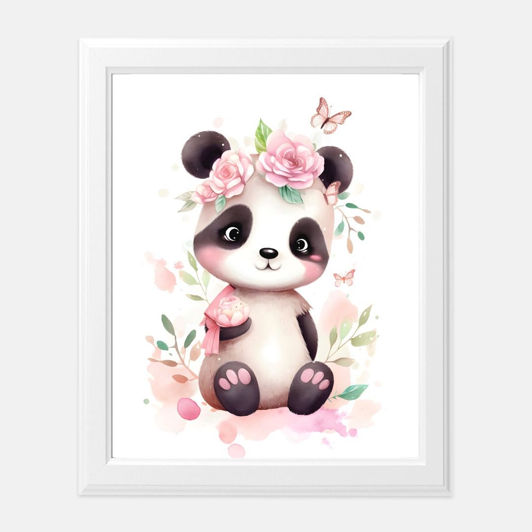 Little Panda -girl Print 8 x10
