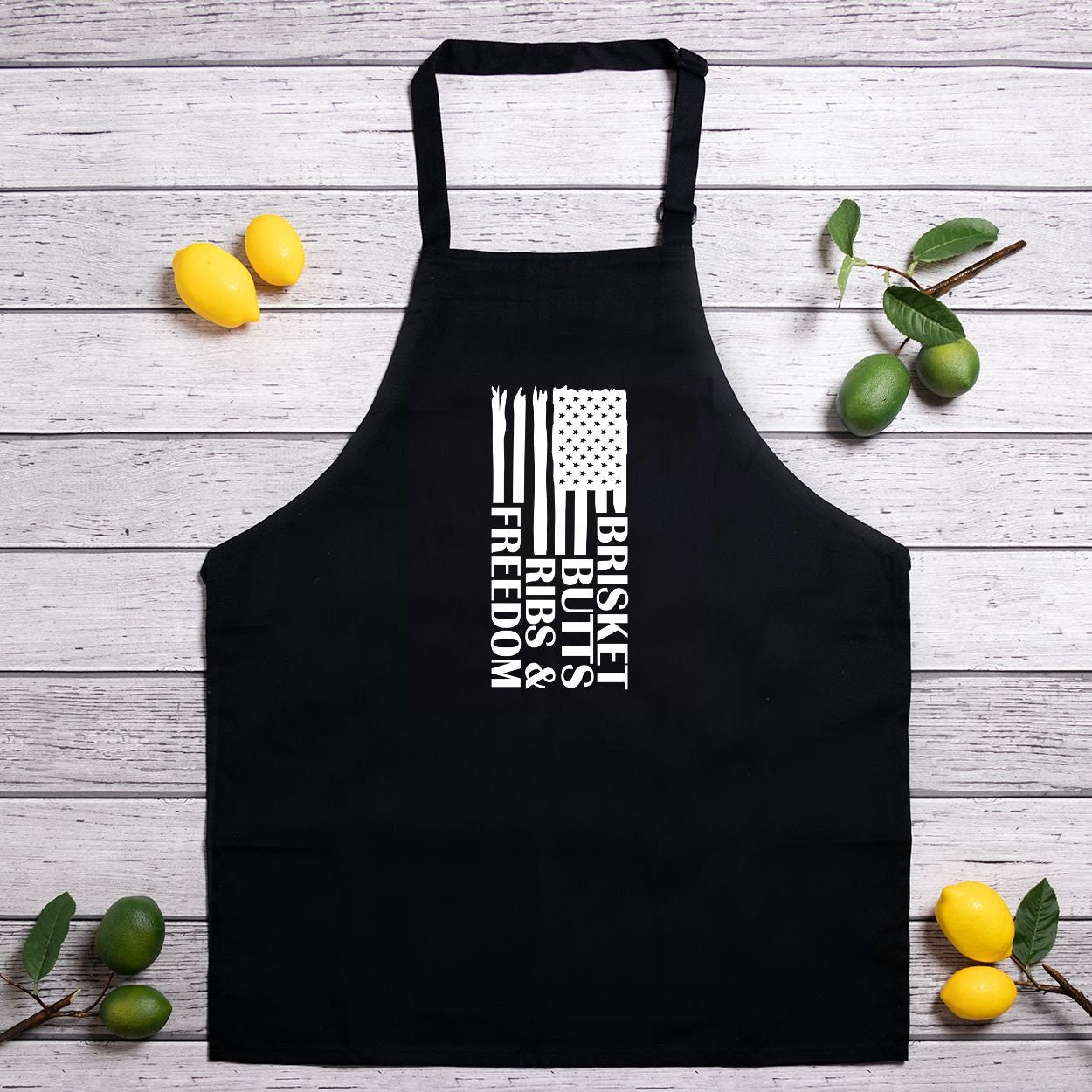 Brisket Flag Apron (Full-Length)