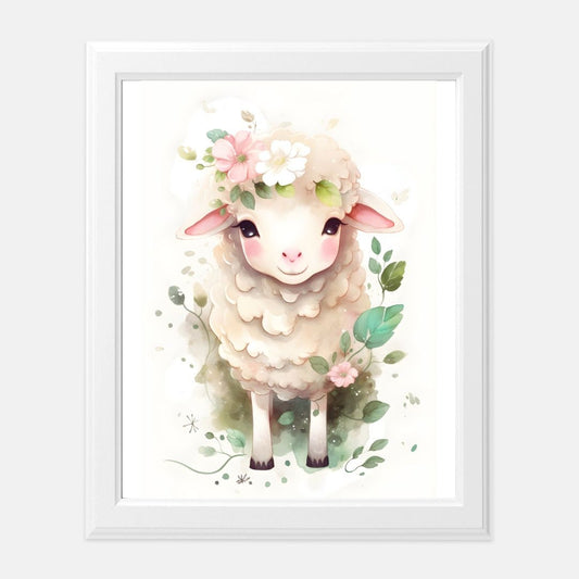 Baby Lamb Print 8 x10