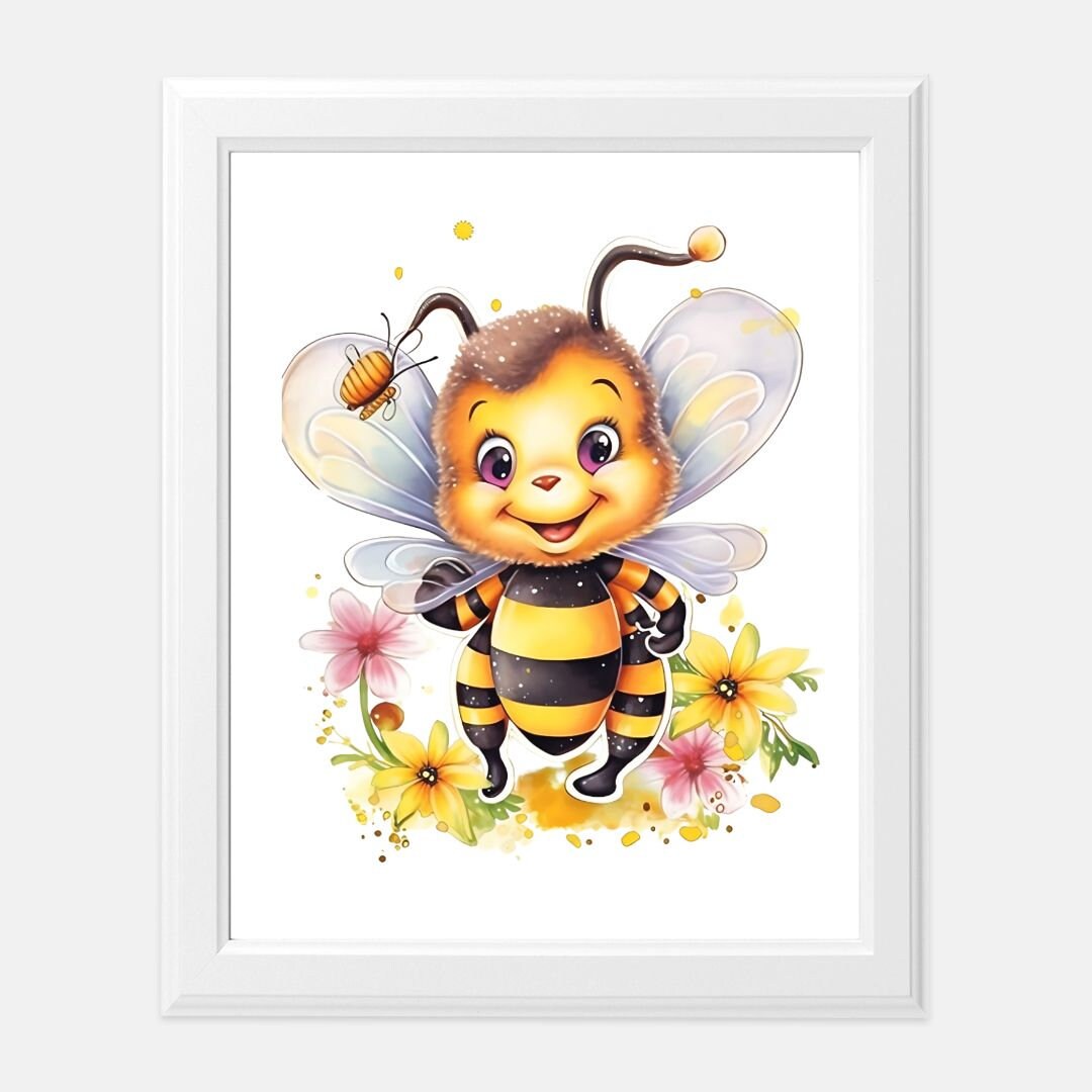 Cutie Bee  ~ Print 8 x10