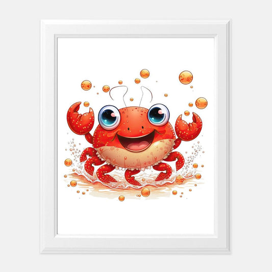 I'm happy as a crab~Print 8 x10
