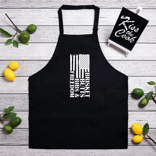 Brisket Flag Apron (Full-Length)