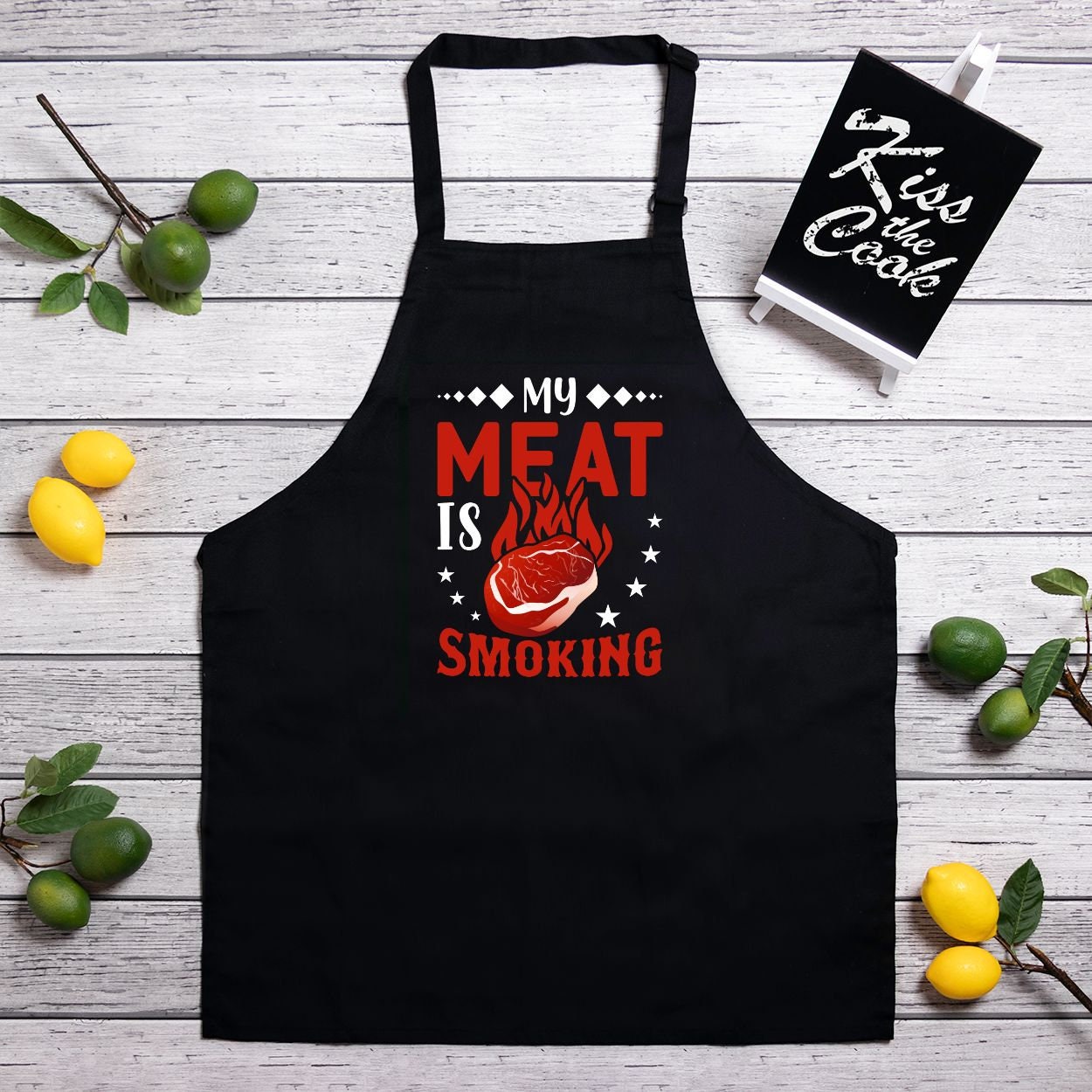 My Meat is Smoking Apron (Full-Length)