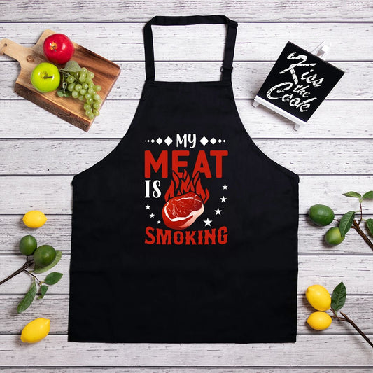 My Meat is Smoking Apron (Full-Length)