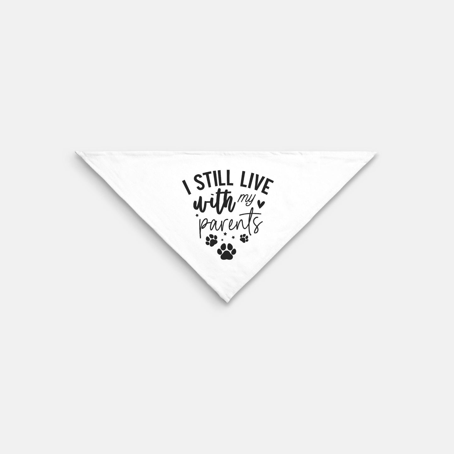 I still live with my parents Small Breed Pet Bandana