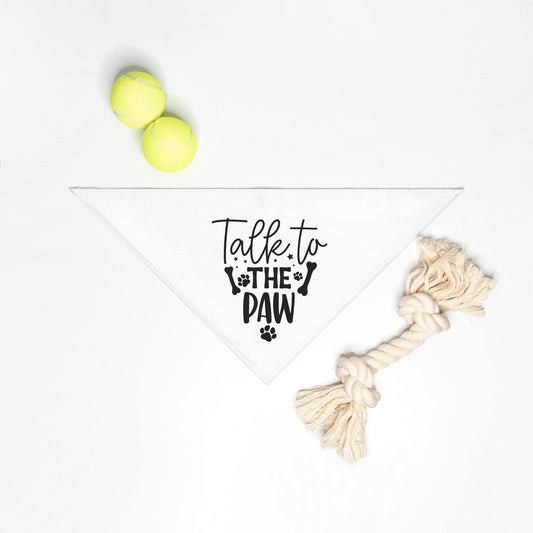 Talk to the Paw Small Breed Pet Bandana