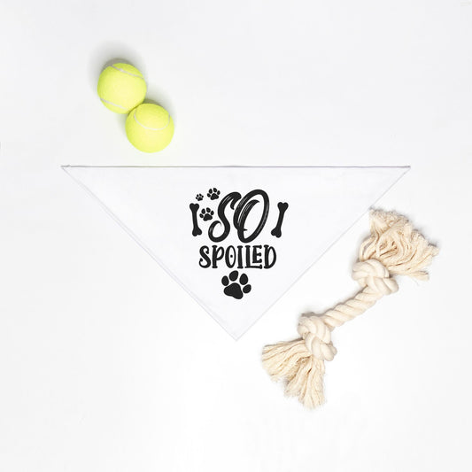 I spoiled Small Breed Pet Bandana