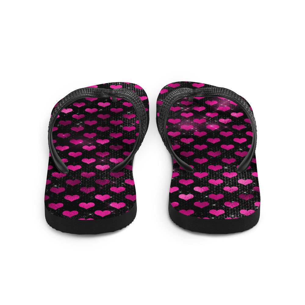 Purple Heart Flip-Flops