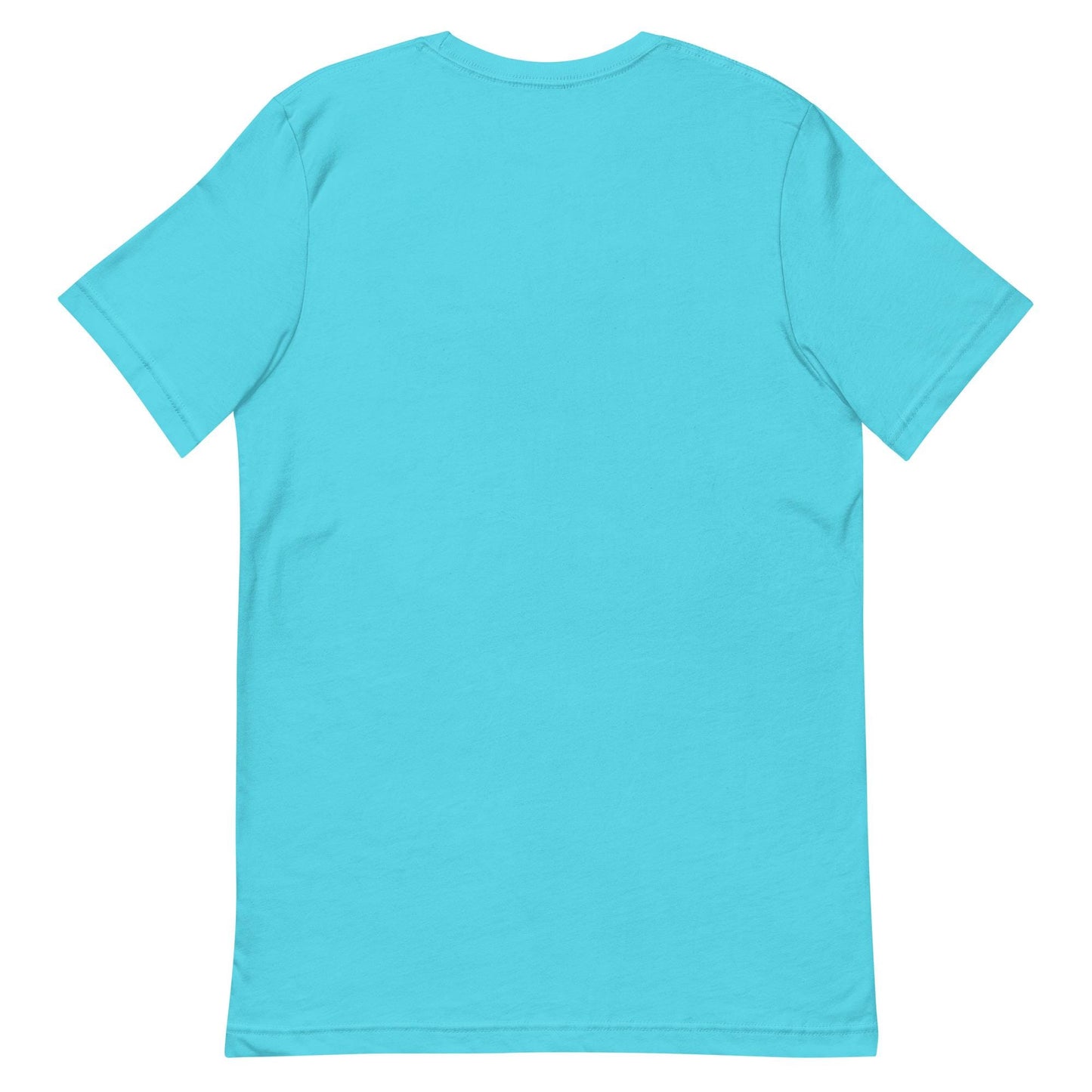 Blue Floral Cat Unisex t-shirt
