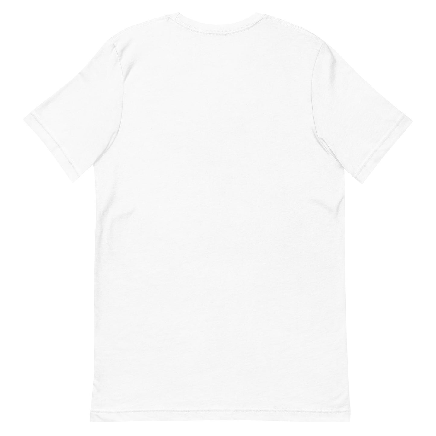 Blue Floral Cat Unisex t-shirt