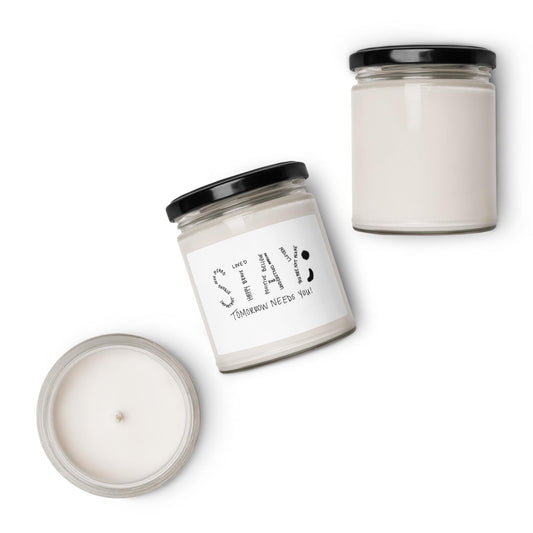 Inspirational Scented Soy Candle: Suicide Awareness, Stay Strong