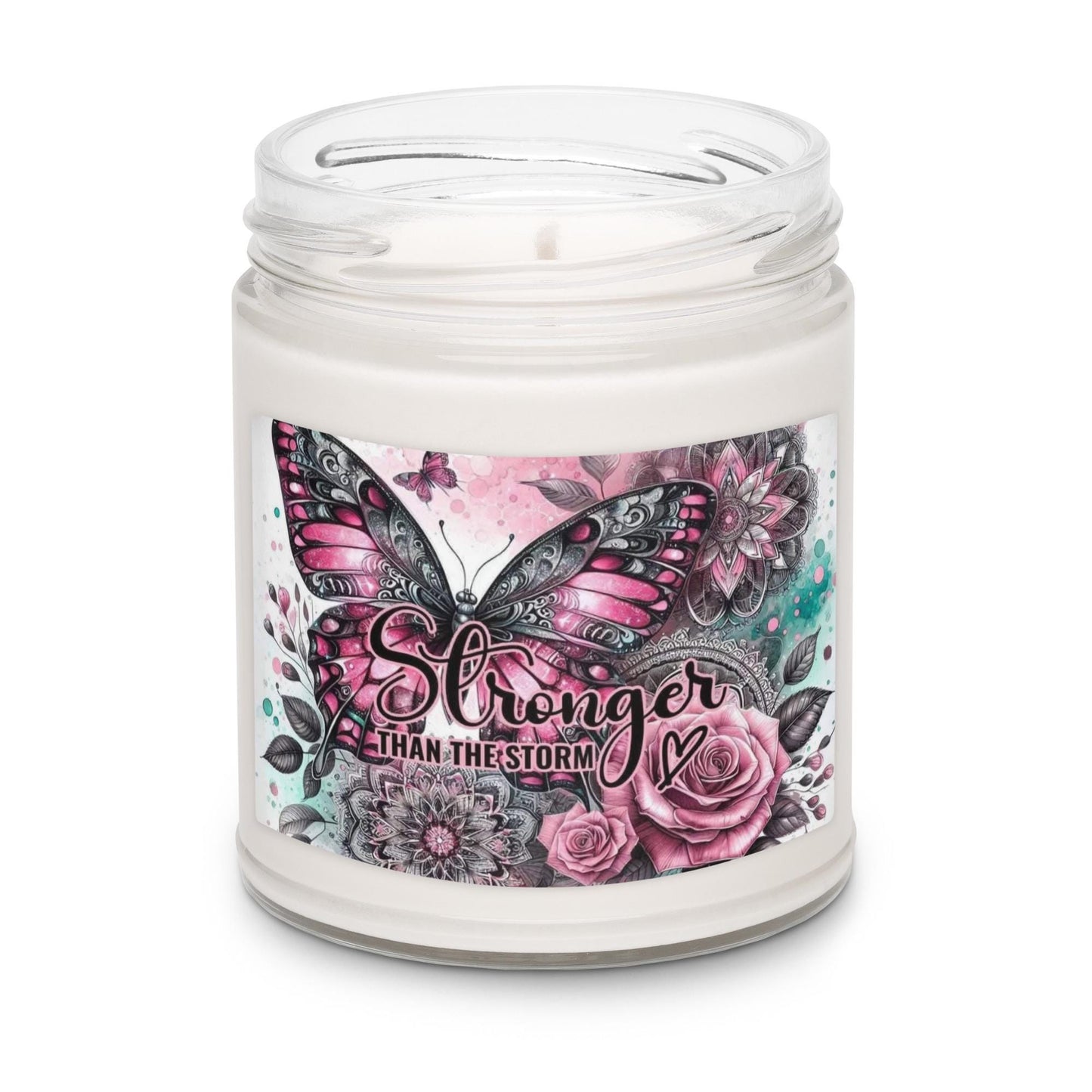 Stronger Scented Soy Candle: Birthday Gift, Pick-Me-Up Present