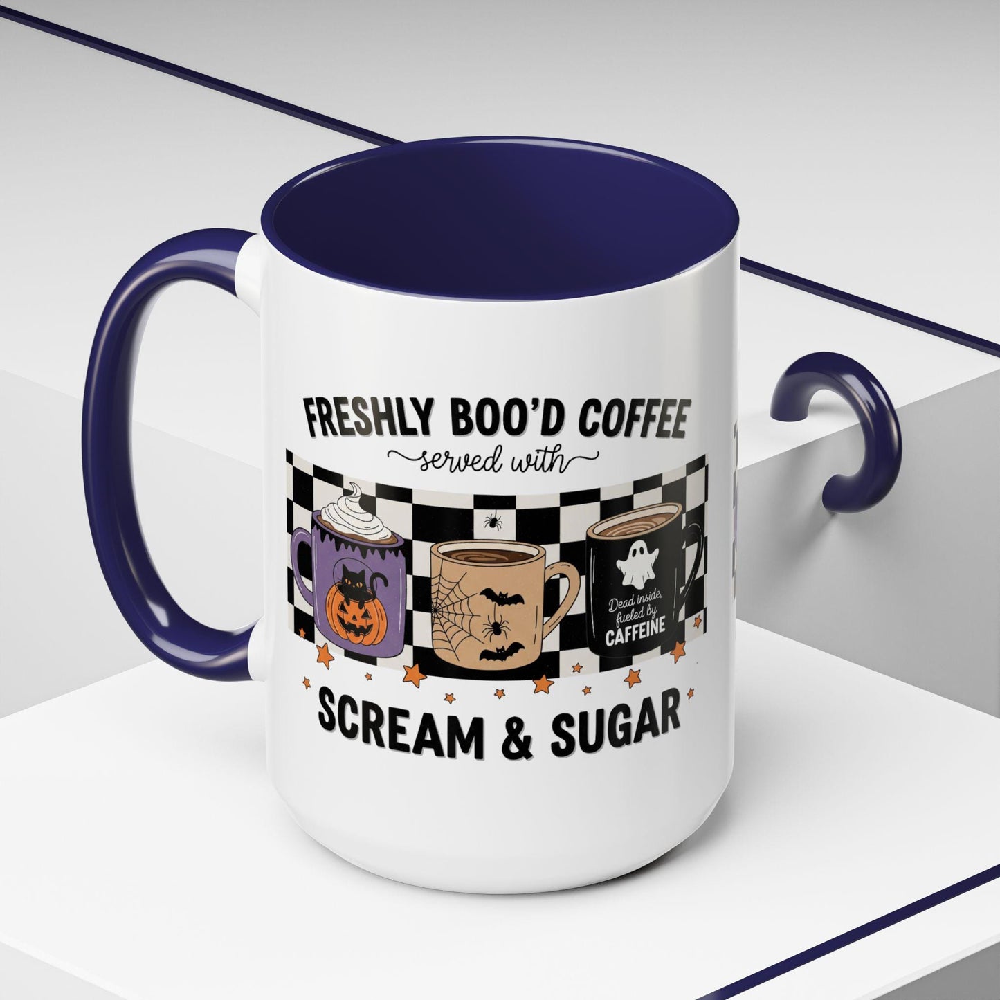 Spooky Halloween Coffee Mug, Witchy Vibes, Monster Design