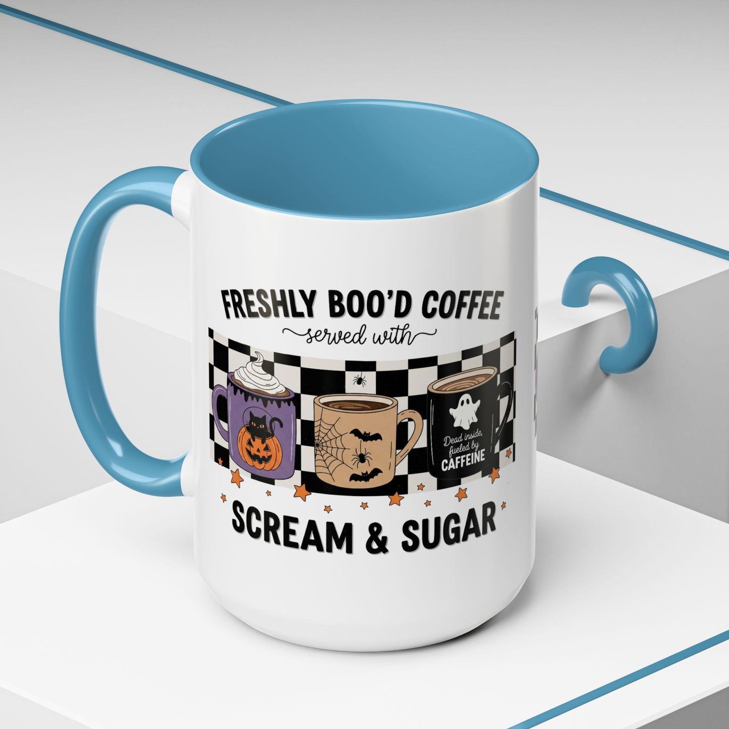 Spooky Halloween Coffee Mug, Witchy Vibes, Monster Design