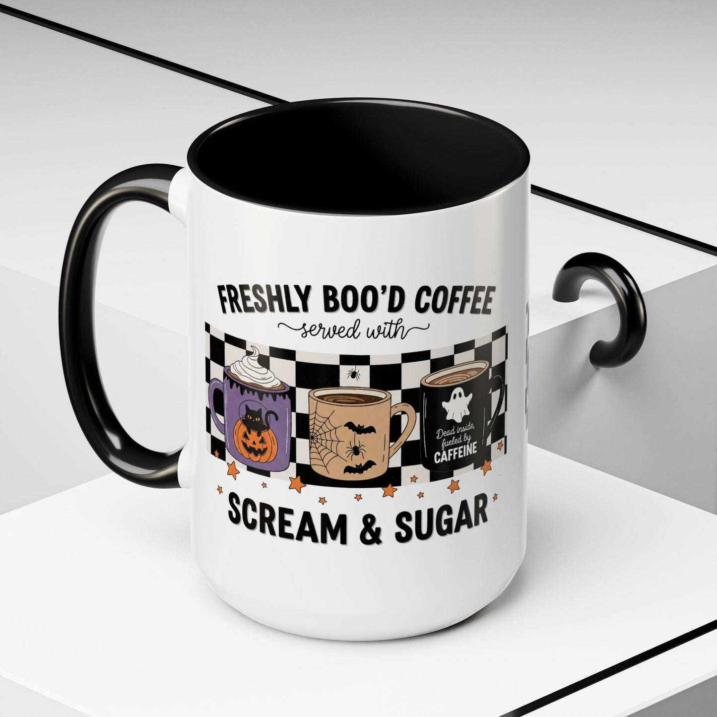Spooky Halloween Coffee Mug, Witchy Vibes, Monster Design