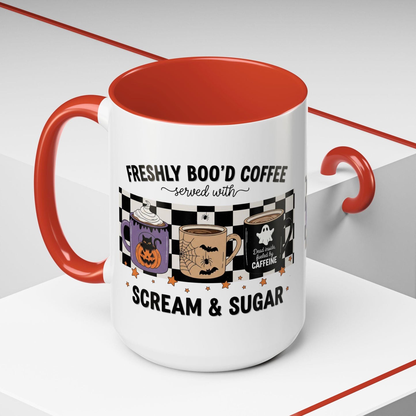 Spooky Halloween Coffee Mug, Witchy Vibes, Monster Design