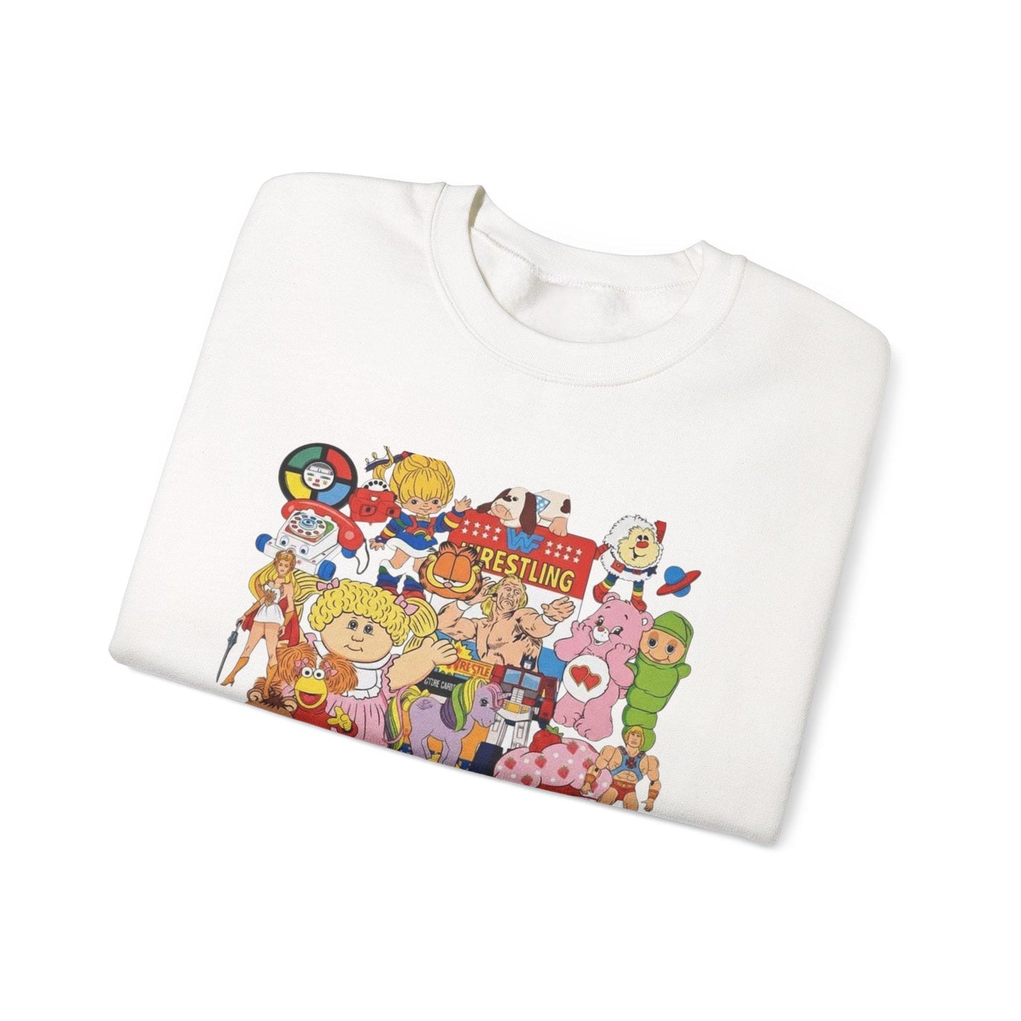 Retro Toy Collage 80s Cartoon Characters Retro 80s Characters Vintage Childhood Cartoons