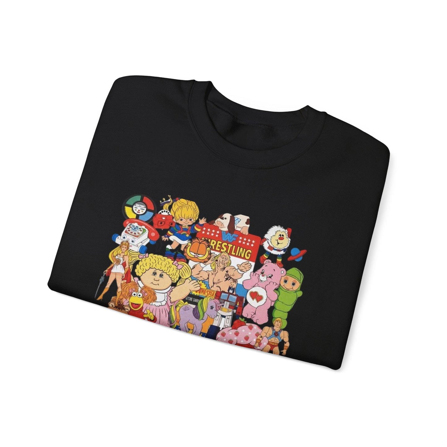 Retro Toy Collage 80s Cartoon Characters Retro 80s Characters Vintage Childhood Cartoons