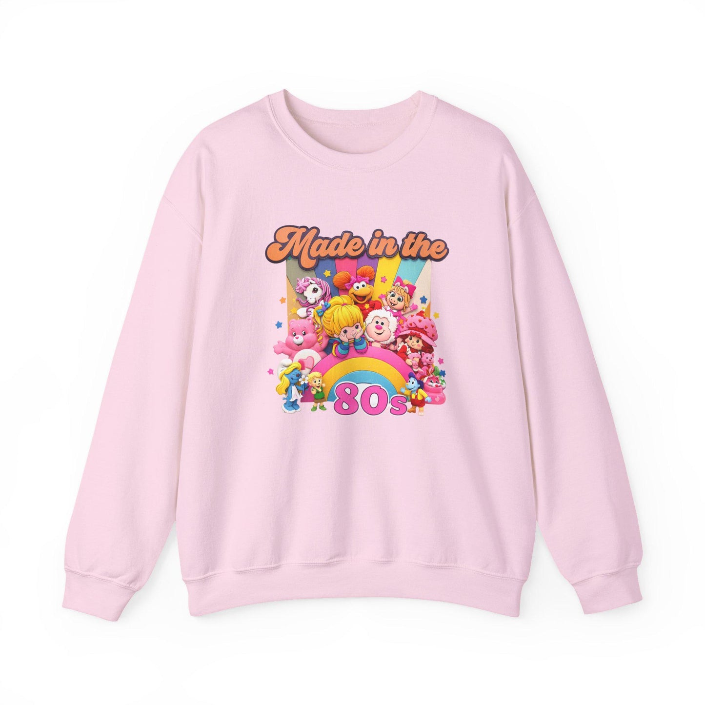 80s Cartoon Crewneck Sweatshirt - Retro Nostalgia Throwback