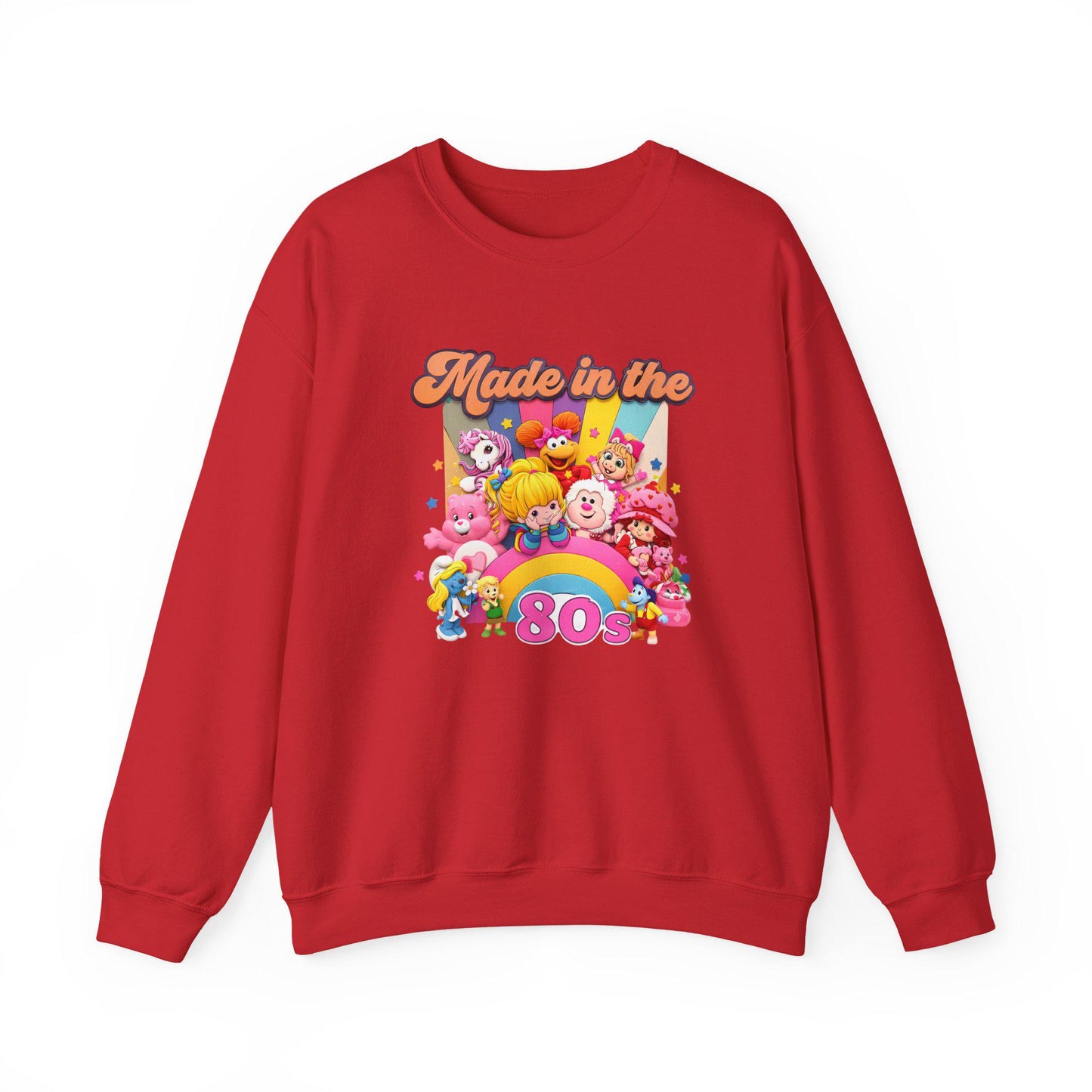 80s Cartoon Crewneck Sweatshirt - Retro Nostalgia Throwback