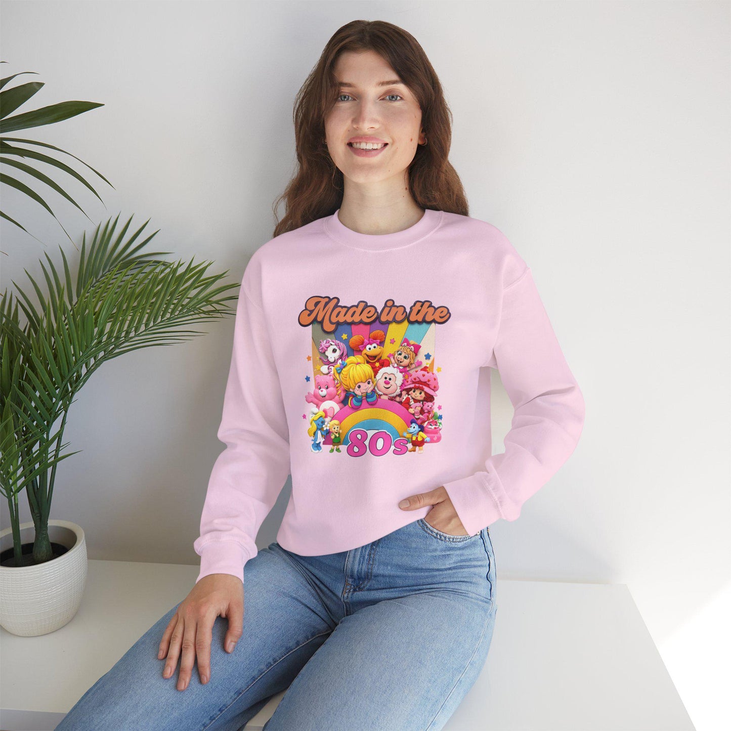 80s Cartoon Crewneck Sweatshirt - Retro Nostalgia Throwback