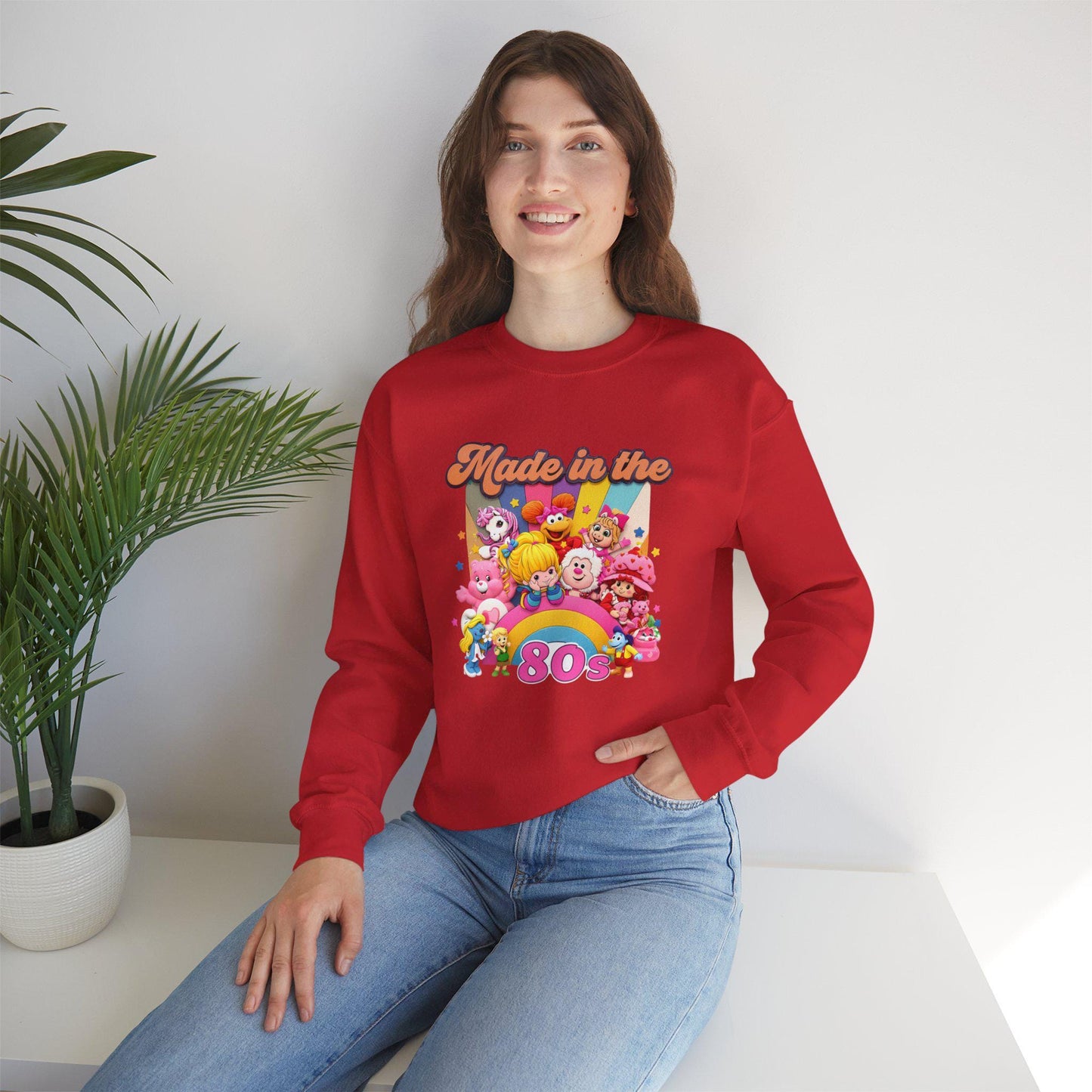 80s Cartoon Crewneck Sweatshirt - Retro Nostalgia Throwback
